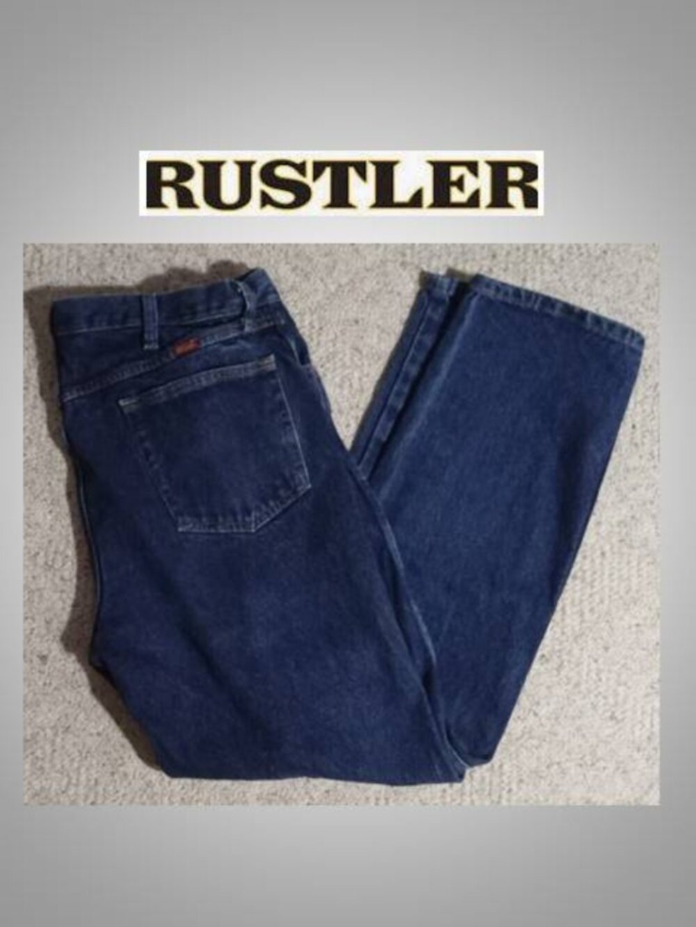 Rustler jeans by Wrangler men's size 38 32 med blue